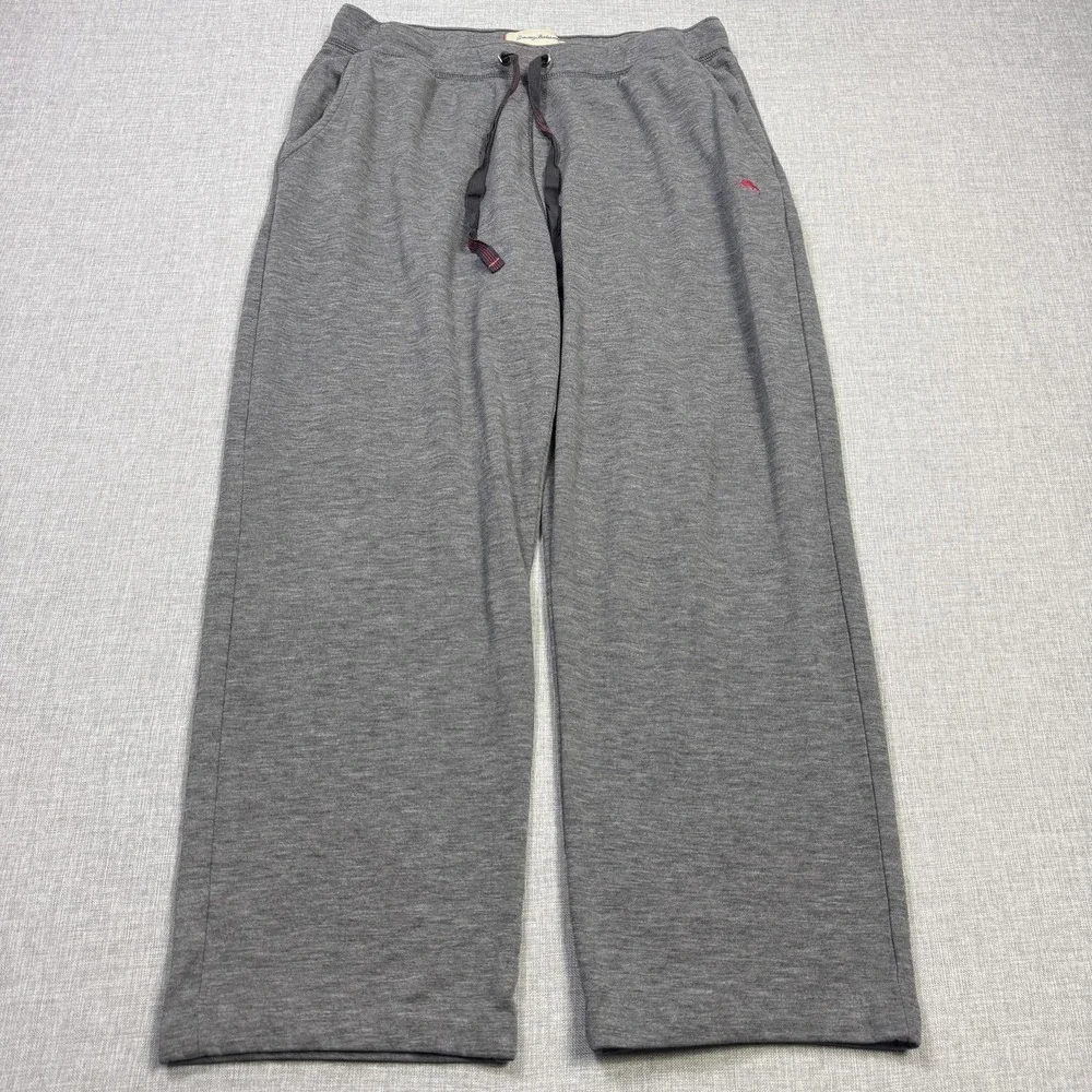 Tommy Bahama Lounge Sweatpants Pants Mens Large Gray French Terry Drawstring